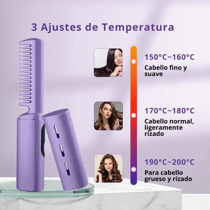 FrizzyFix™  Peine Alisador AntiFrizz Portátil
